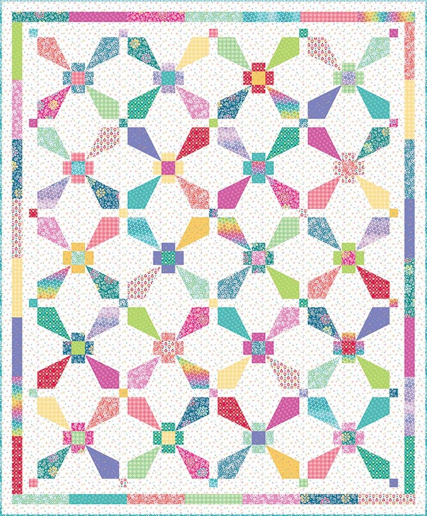 Chasing Rainbows by Leslie Ryan - Main in Teal