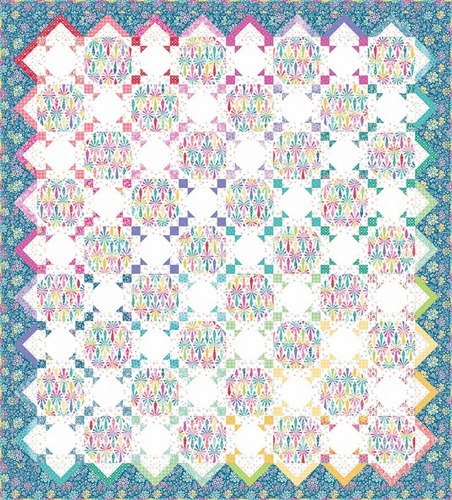 Chasing Rainbows by Leslie Ryan - Main in Teal