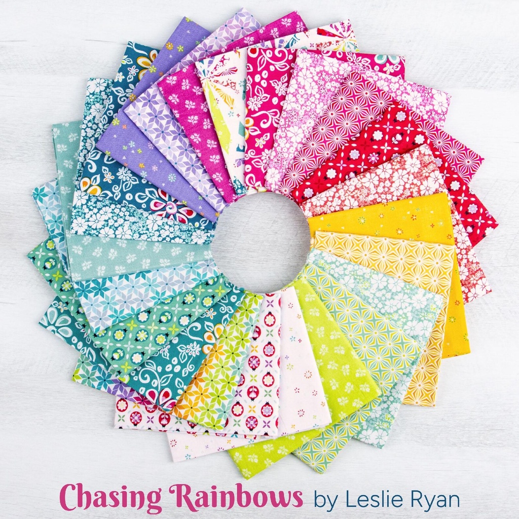 Chasing Rainbows by Leslie Ryan - Cheater Print in Multi