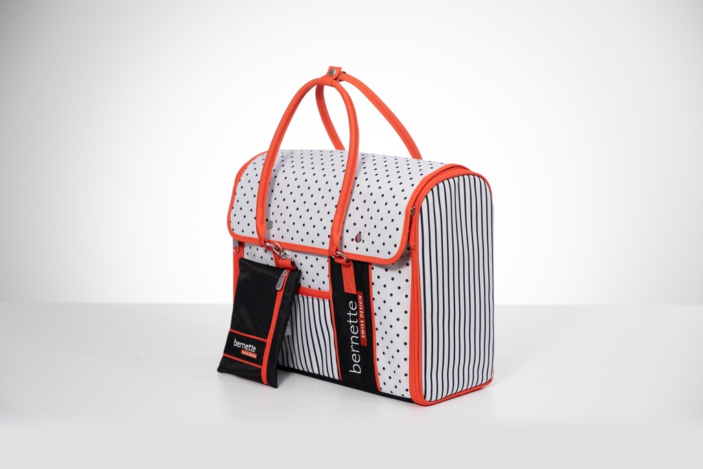 Bernette Polka Dot Tote & Pouch