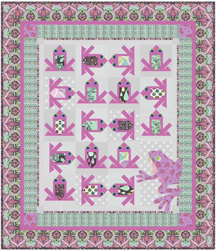 Prince Charming Deja Vu by Tula Pink - Frog Prince in Gumball