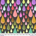 Prince Charming Deja Vu by Tula Pink - Dew Drops in Licorice