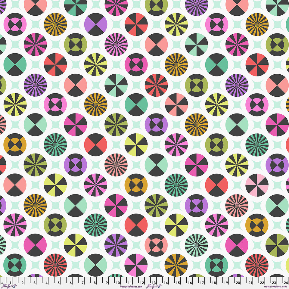 Prince Charming Deja Vu by Tula Pink - Taffy in Sugar Rush 60" Minky (copy)