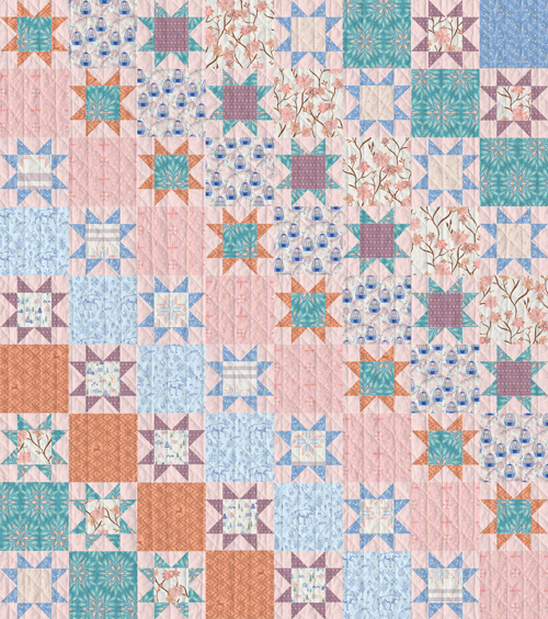 Frost & Fir by AGF Sewcial Bee Collective - Frosted Blossoms