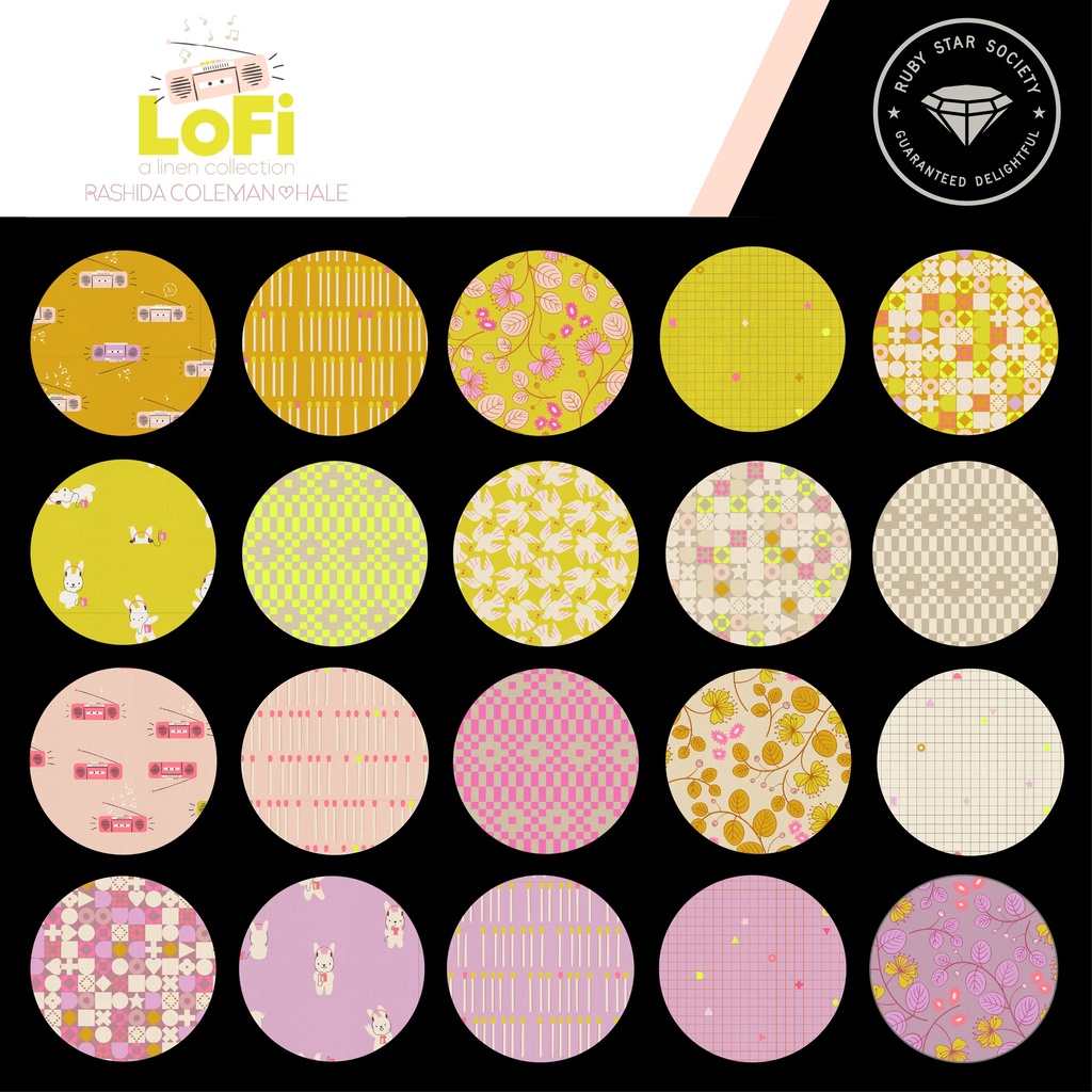 Lofi Linens by Rashida Coleman Hale - Mini Charm Pack