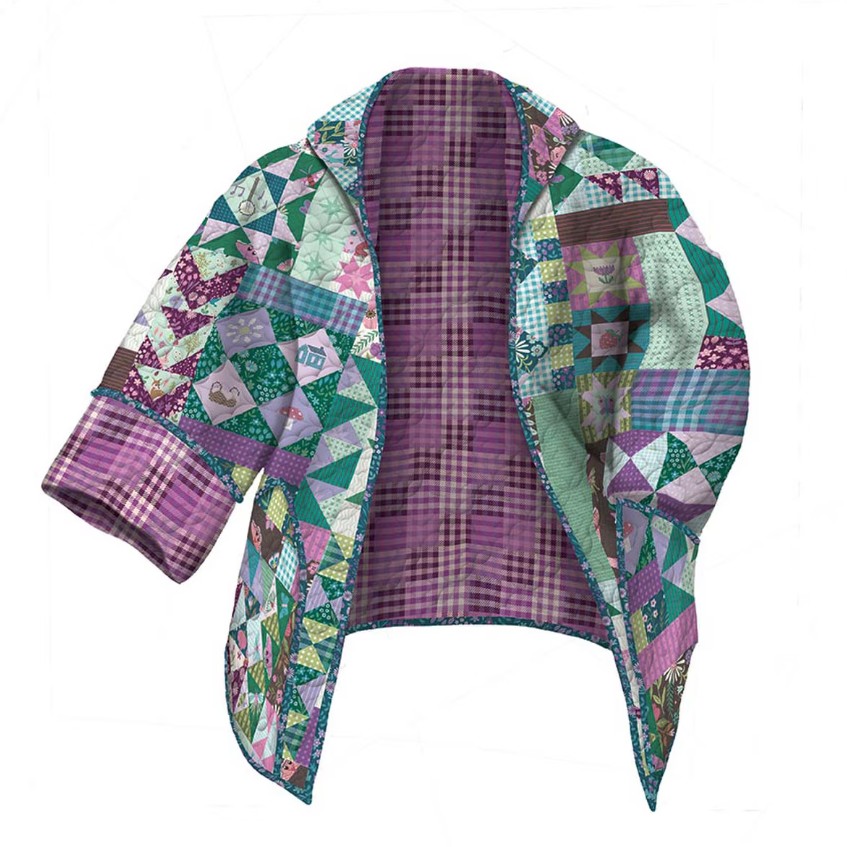 Carling Loves Cats Quilt Coat by