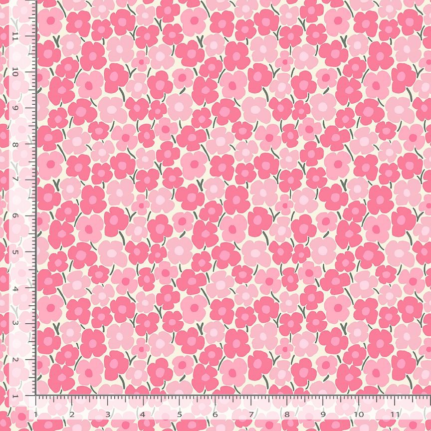 Pink Pony Club by Dear Stella - Flower Power in Cream