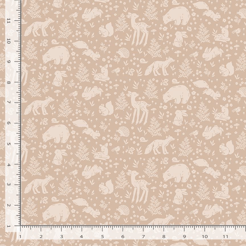 ABCs of Love by Nina Stajner - Woodland Wanderers in Tan