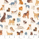 Always By My Side by Figo Studio -Dogs in Cream