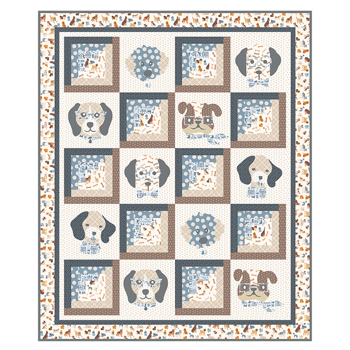 Always By My Side by Figo Studio -Dogs in Cream