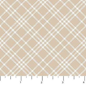 Always By My Side by Figo Studio - Checks in Cream