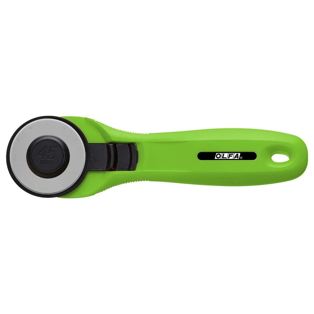 Olfa 45mm Quick-Change Rotary Cutter in Lime