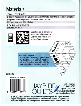 Paper Pattern - Candy Dish Pillows