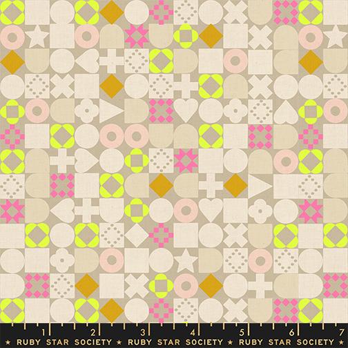 Lofi Linens by Rashida Coleman Hale - Blocked in Khaki