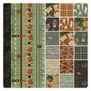 Touchdown by Skyline Studio - Plaid in Black and Green