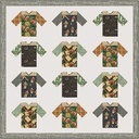 Touchdown by Skyline Studio - Plaid in Black and Green