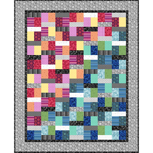 Refresh by Lisa Ruble - Hexie Pops in Gray