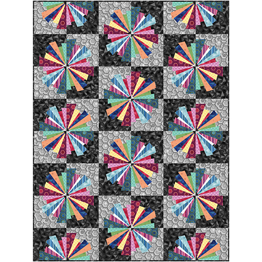 Refresh by Lisa Ruble - Hexie Pops in Gray