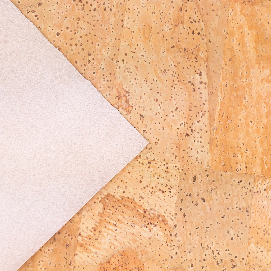 Cork Fabric - Natural Color Smooth