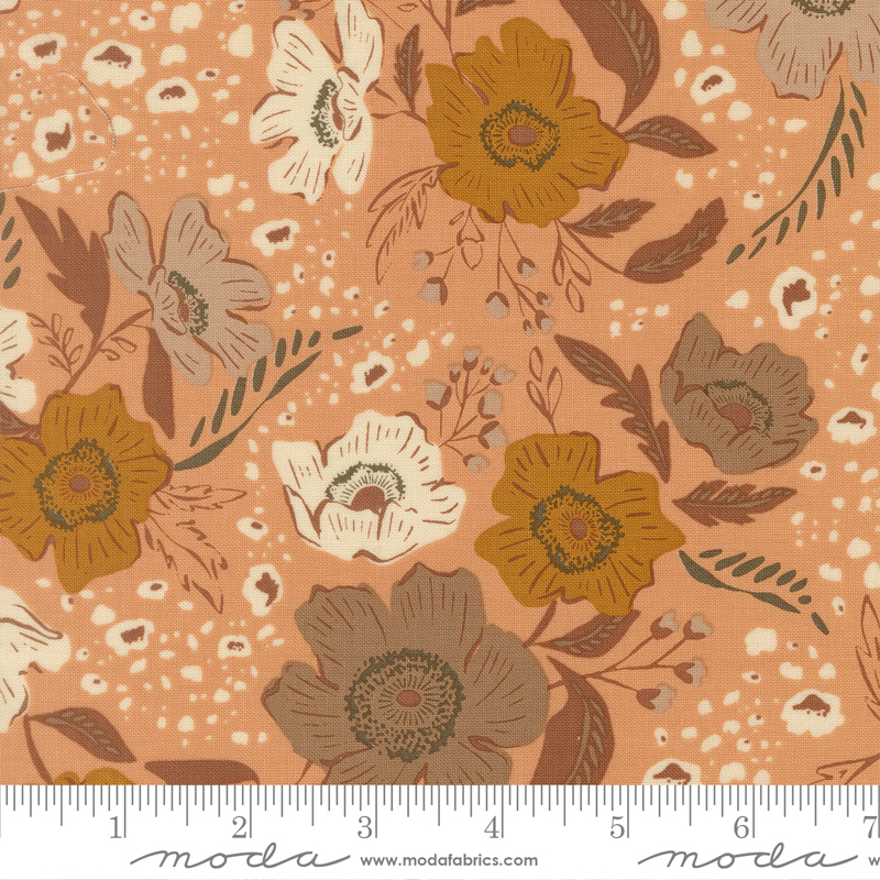 Wellspring by by Fancy That Design House - Flora in Coral Seashell