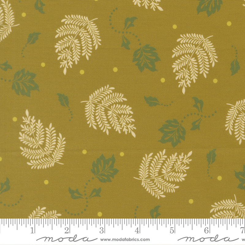 Sitara by Crystal Manning - Paisley Leaf in Olive