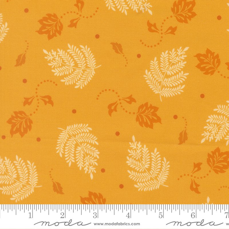 Sitara by Crystal Manning - Paisley Leaf in Dijon