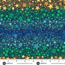 Orbit by Makower UK - Ombre Star in Blue