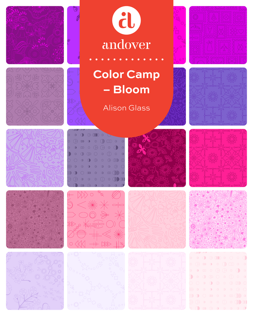 Color Camp by Alison Glass - Bloom 2.5 Inch Strip Roll