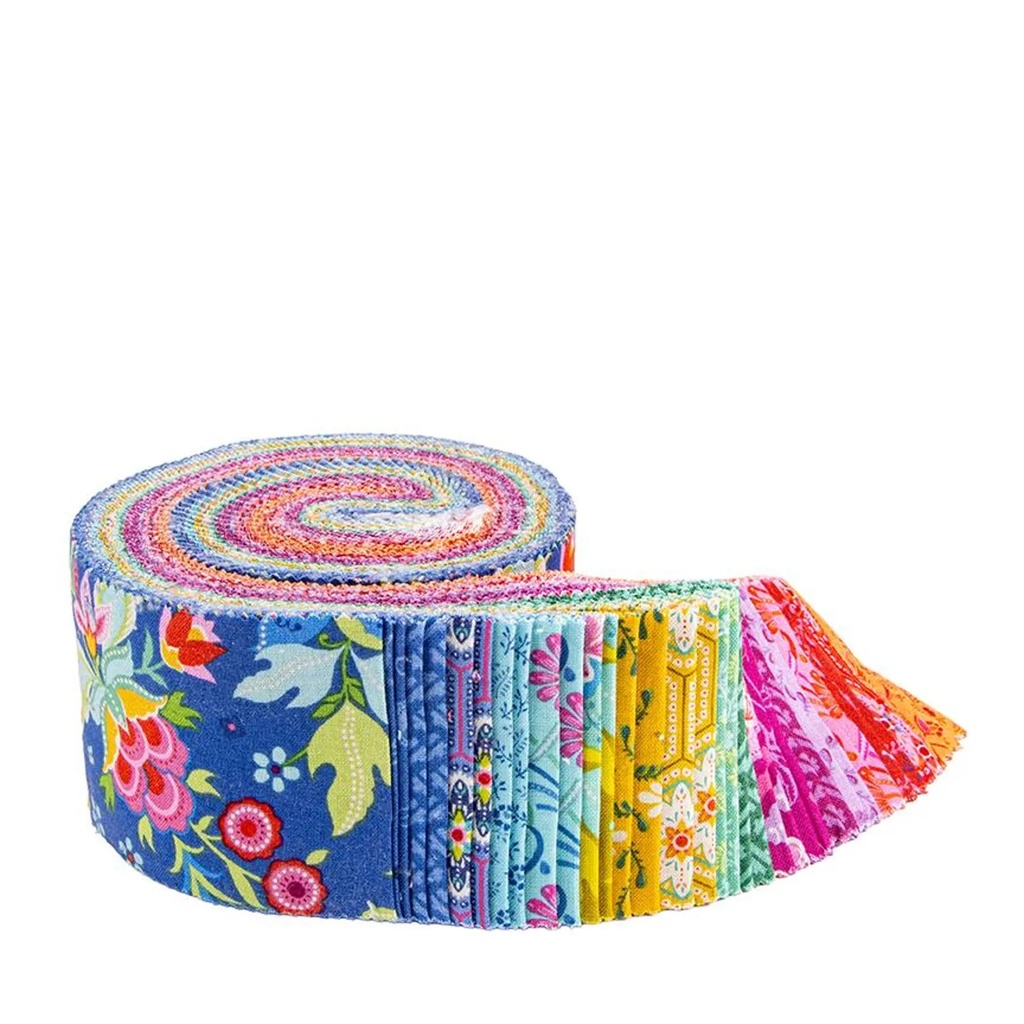 Kipling Gardens by Lily Ashbury - 2.5" Rolie Polie 40pc