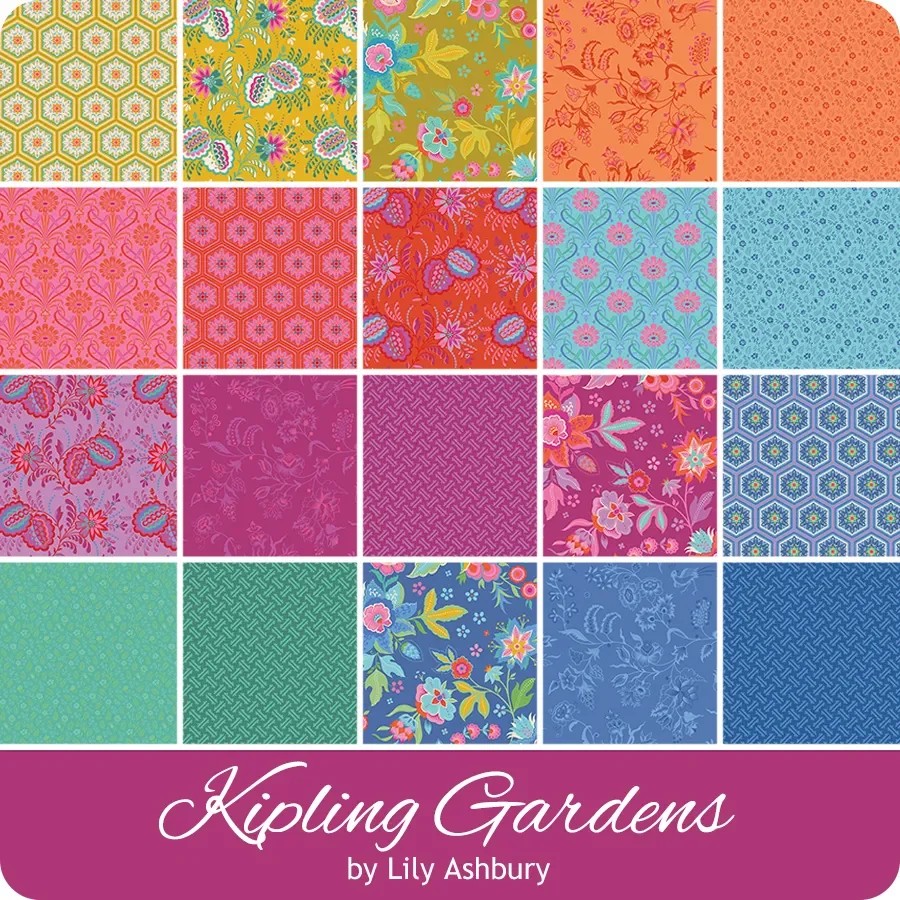 Kipling Gardens by Lily Ashbury - Fat Quarter Bundle, 20pc