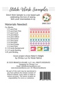 Stitch Work Sampler by Chrissy Lux