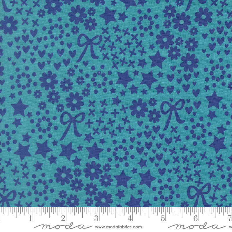 Makers Delight by Chrissy Lux - Doodles in Blue Chill