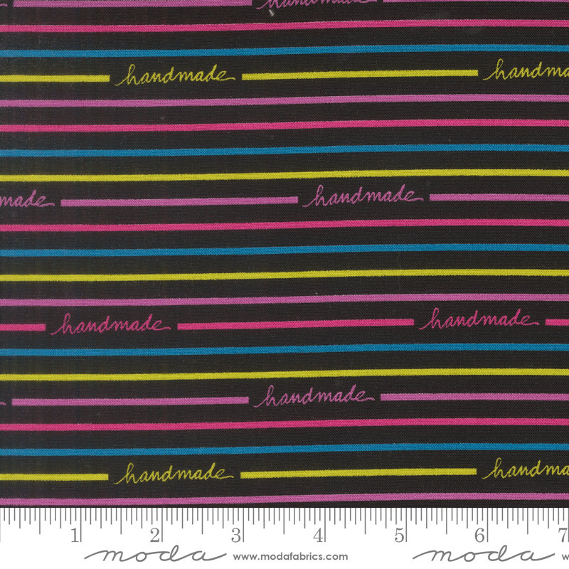 Makers Delight by Chrissy Lux - Handmade Stripe in Super Black