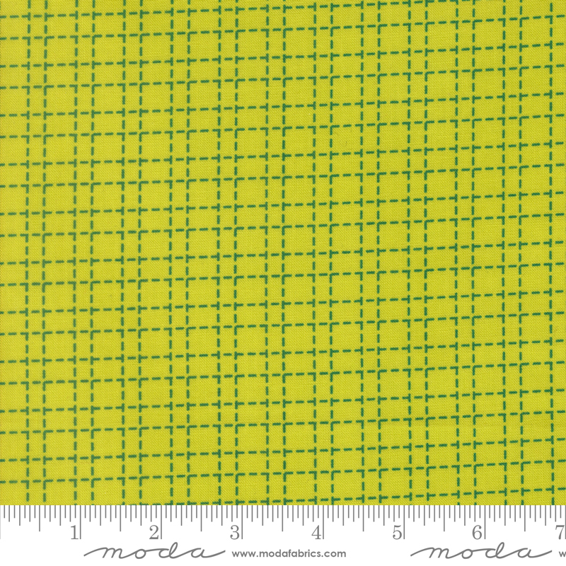 Makers Delight by Chrissy Lux - Crosshatch in Acid Green