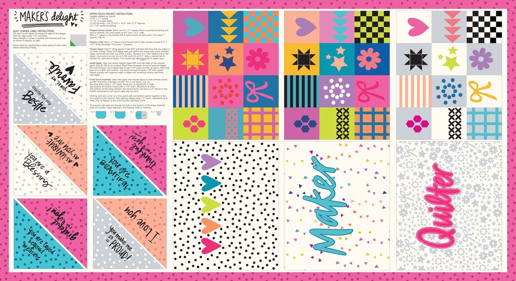 Makers Delight by Chrissy Lux - Project Panel 24" x 44"
