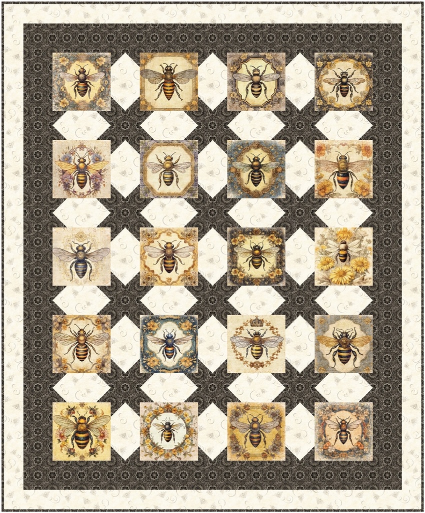 Paper Pattern -  Vintage Quilt by Fabric Cafe