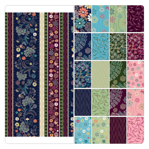 Majestic Garden by - Majestic Trellis in Navy
