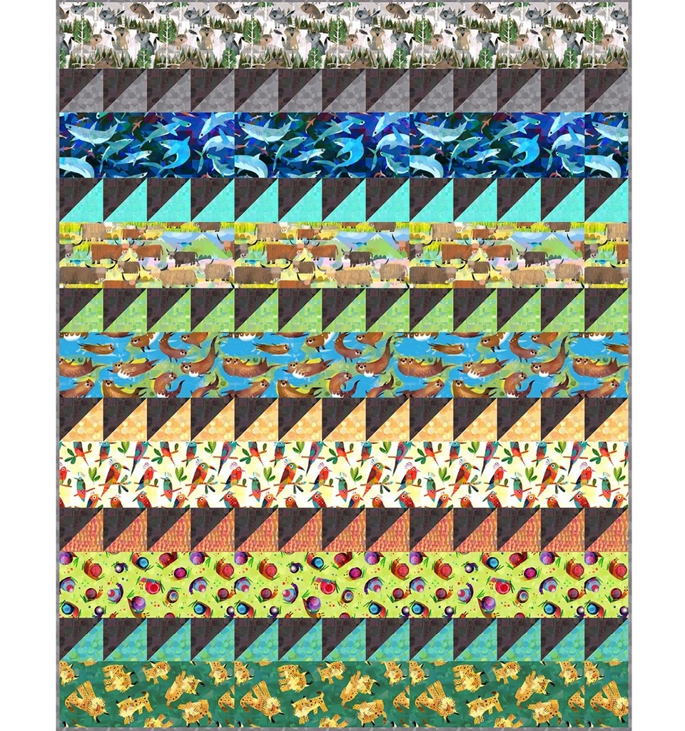Animal Kingdom by Gareth Lucas - Bathing Bears in Turquoise