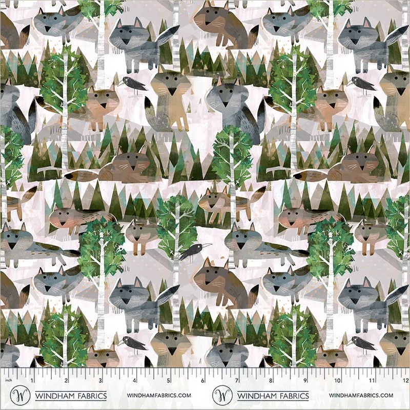 Animal Kingdom by Gareth Lucas - Wild Wolves in White Forest