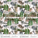 Animal Kingdom by Gareth Lucas - Wild Wolves in White Forest