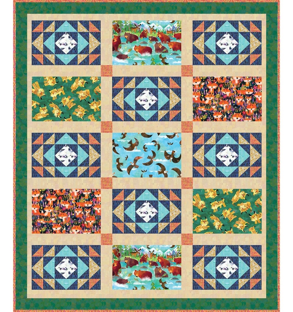 Animal Kingdom by Gareth Lucas - Bathing Bears in Turquoise