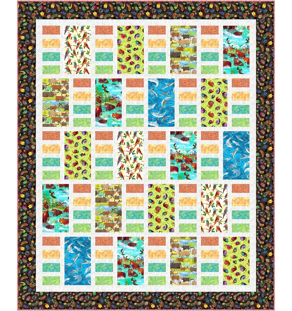 Animal Kingdom by Gareth Lucas - Bathing Bears in Turquoise