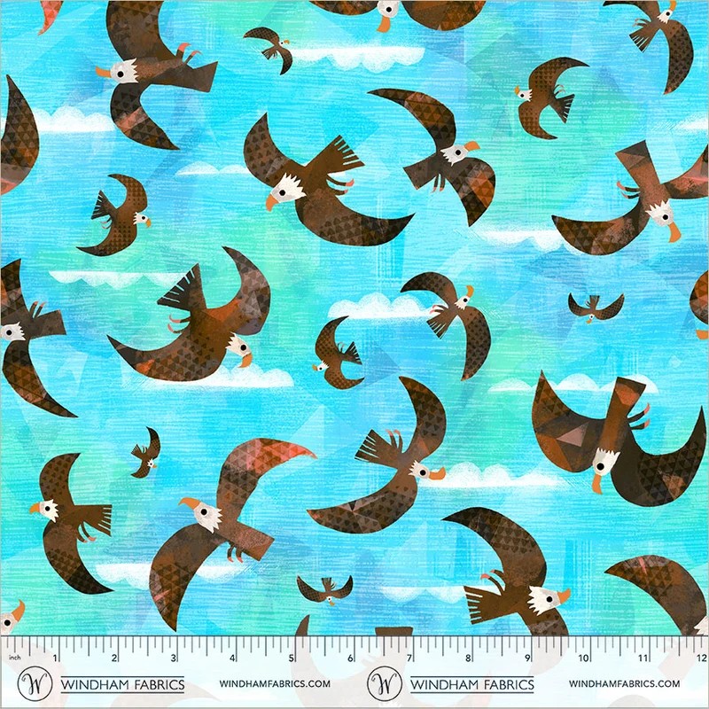 Animal Kingdom by Gareth Lucas - Bald Eagle in Turquoise