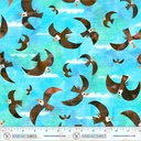 Animal Kingdom by Gareth Lucas - Bald Eagle in Turquoise