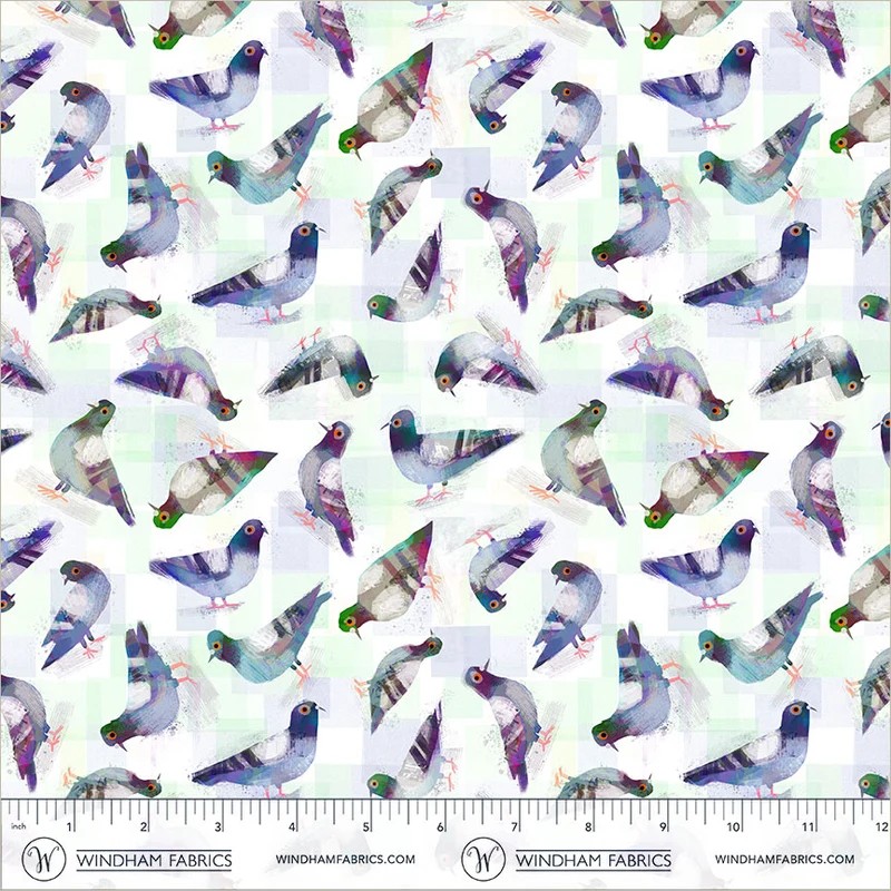 Animal Kingdom by Gareth Lucas - Pigeon Pals in White