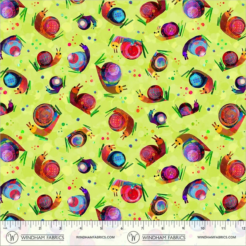 Animal Kingdom by Gareth Lucas - Garden Snails in Chartreuse