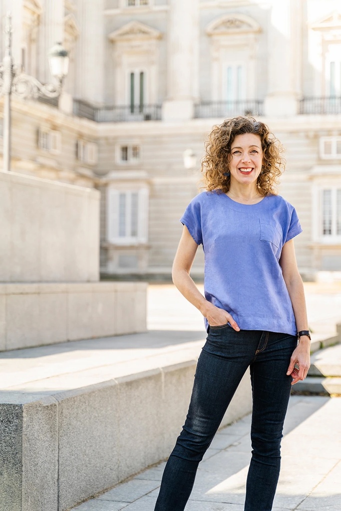 Paper Pattern - Verdun Woven T-Shirt by Liesl & Co.