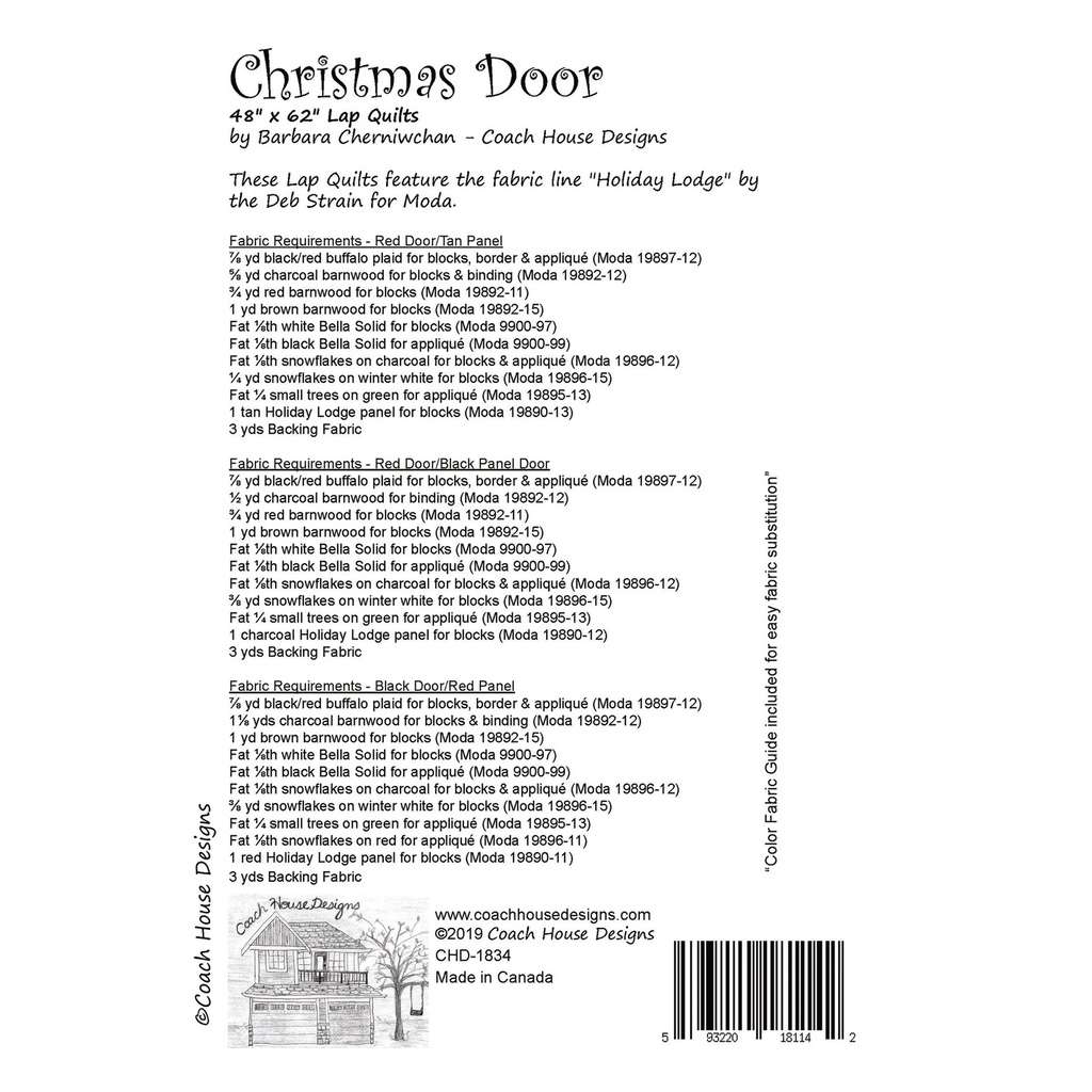 Christmas Door by Coach House Designs