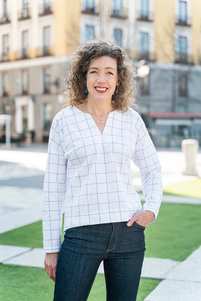 Paper Pattern - Verdun Woven T-Shirt by Liesl & Co.