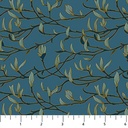 Bramble & Bloom by Katie O'Shea - Leaves in Blue (copy)
